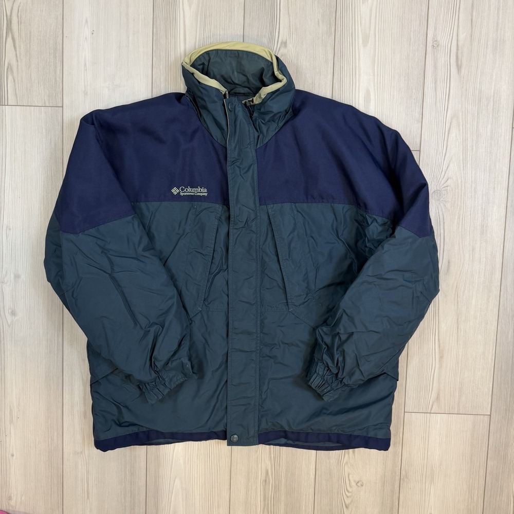 Vintage Columbia Jacket Mens Large Gizzmo Parka Winter Outdoors Retro 90s